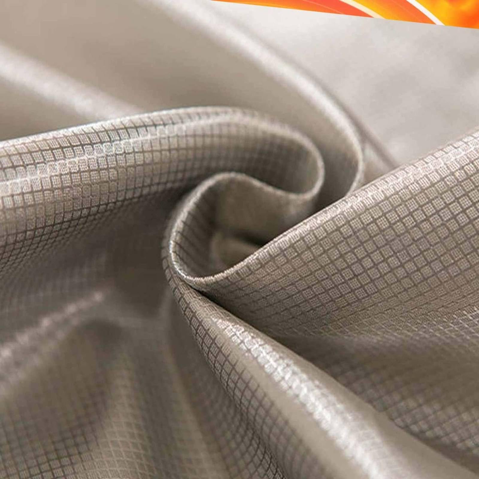 EMF Protection Faraday Fabric RFID Fabric RFID Shielding Fabric Protection EMP Military Grade Material Signals (WiFi Cell Bluetooth RFID EMF Radiation),silver-9x1.1m