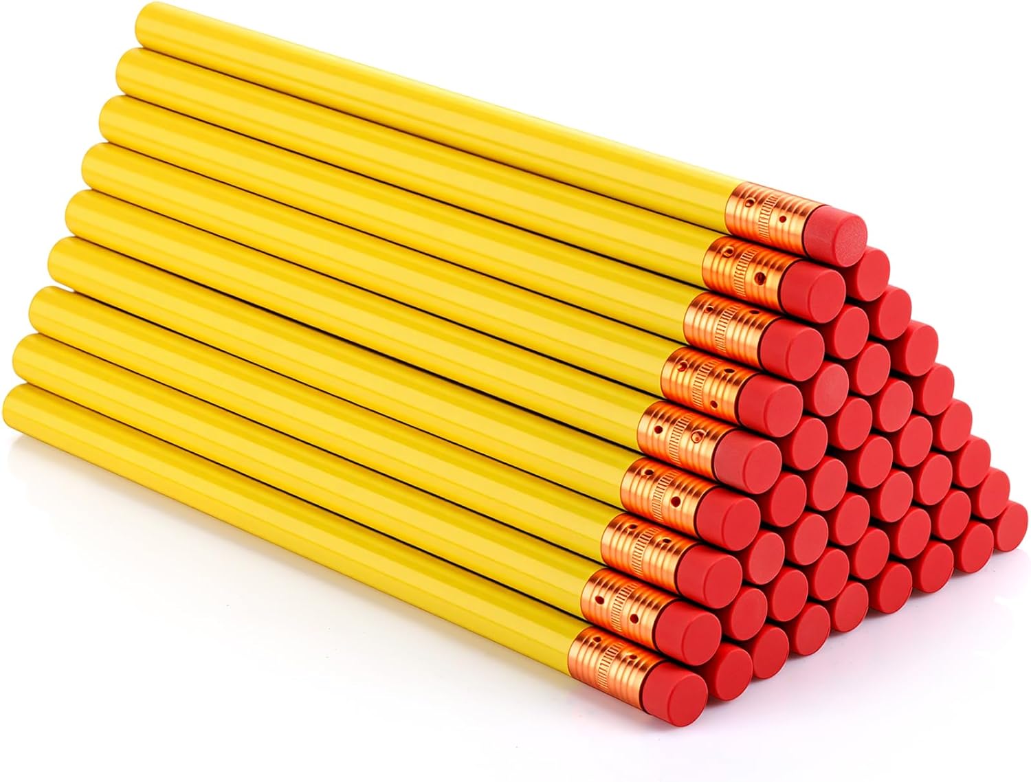 Fainne 48 Pcs Jumbo Pencil, Wooden Pencil with Black Core for Carpenters Construction Workers Woodworkers Framers Beginners Students Teachers DIY Project (Blue,Round)