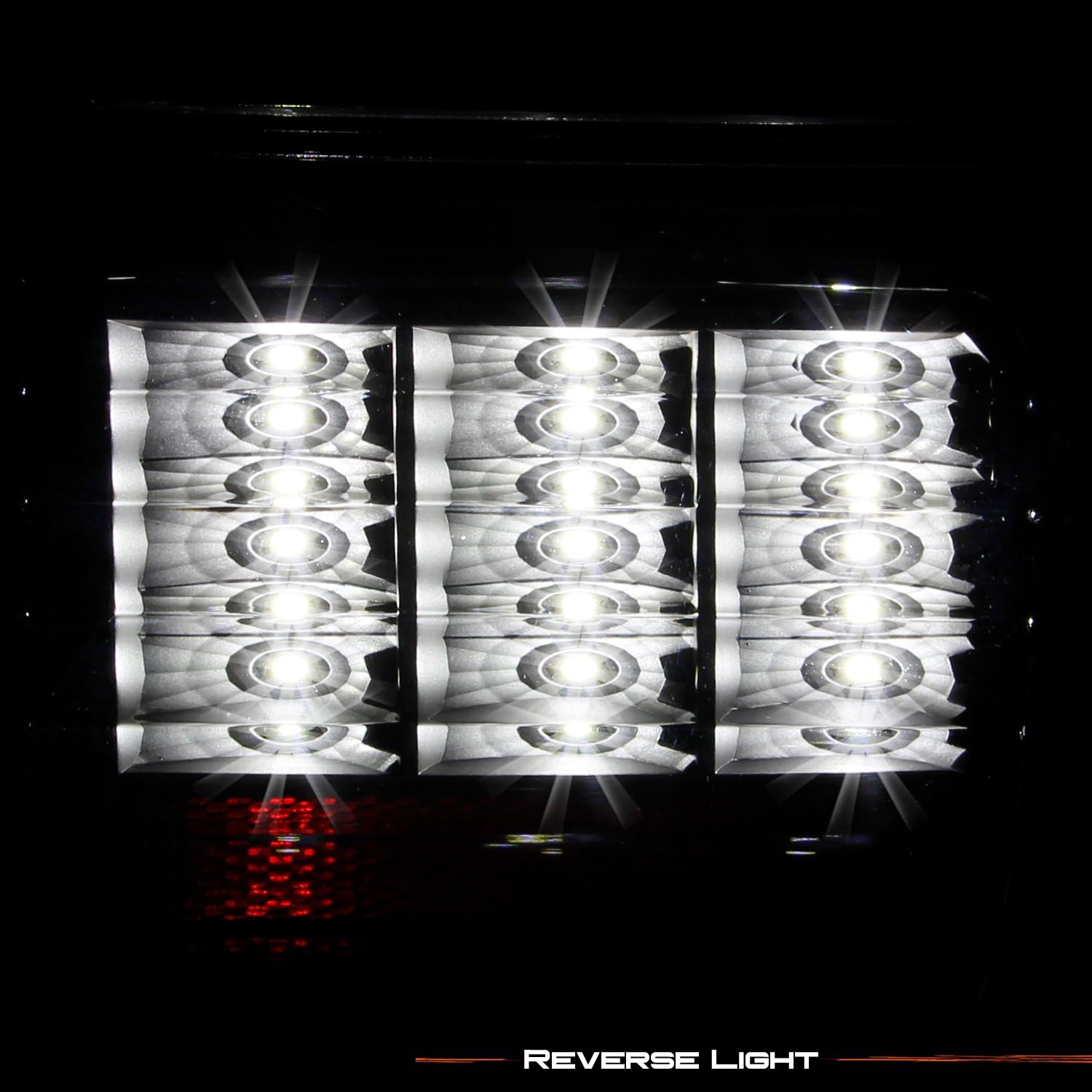AKKON - For 2016-22 Toyota Tacoma Full LED Light Bar Tail Lights Black Housing Clear Lens Set