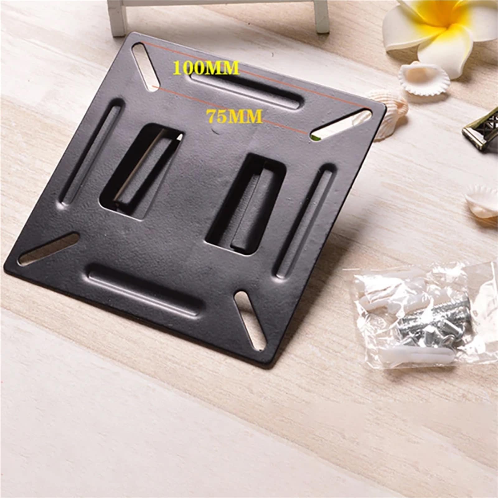 DASEB Supporto TV da 14-26 pollici Staffa a parete per schermo piatto Staffa universale in metallo Supporto TV LCD LED Monitor TV Frame VESA 75/100