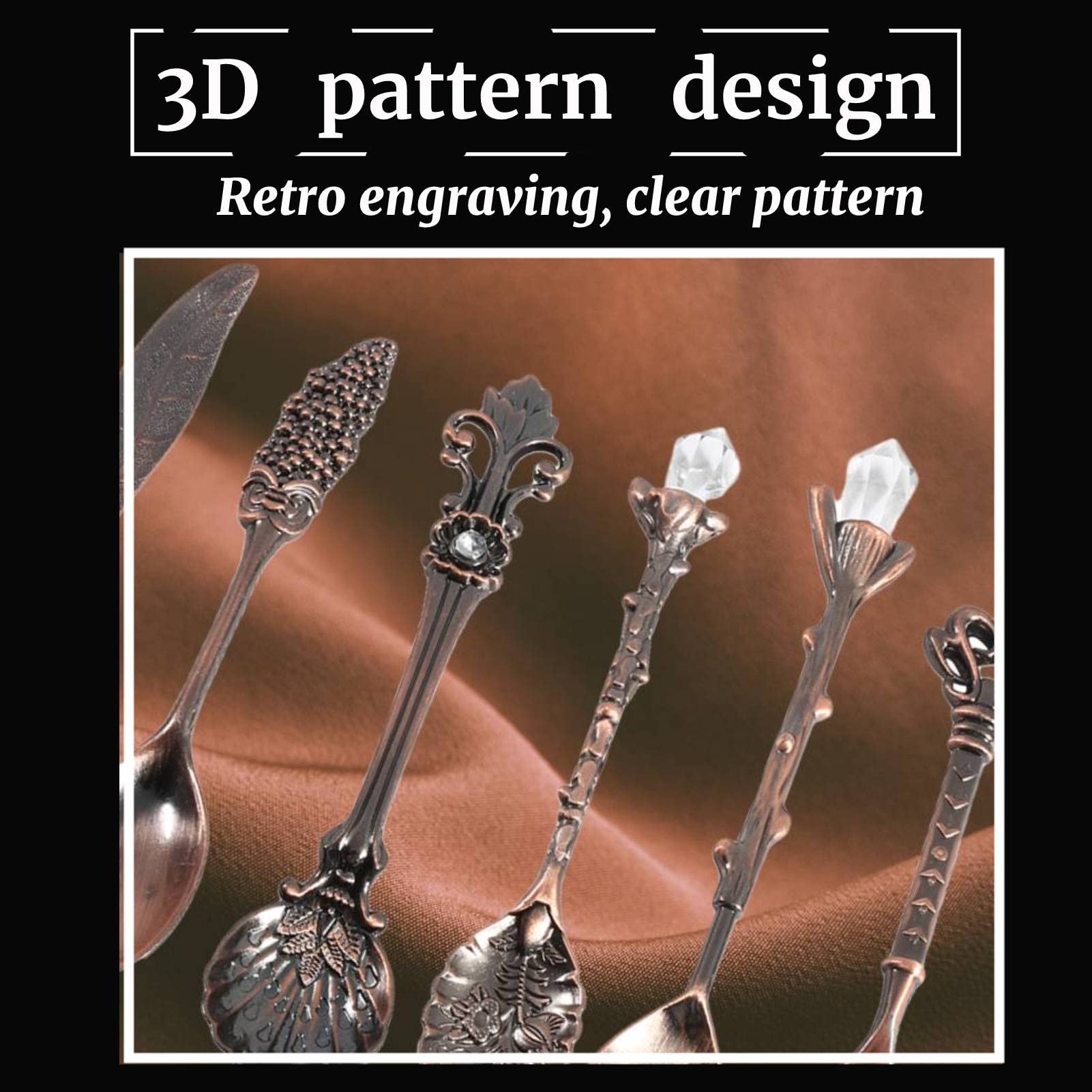 Amazon.co.jp: 絶妙なレトロなスプーンフォークセット、ロイヤル