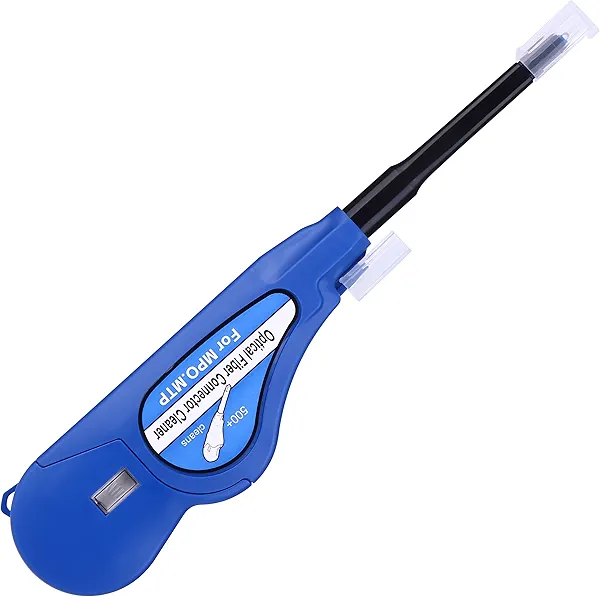 NovaGrowth Fiber Optic Cleaner for MTP/MPO Connector, Optical Connector Cleaner Over 500 Cleans,Fiber Endface Cleans & Optical Connector Cleans(Blue)
