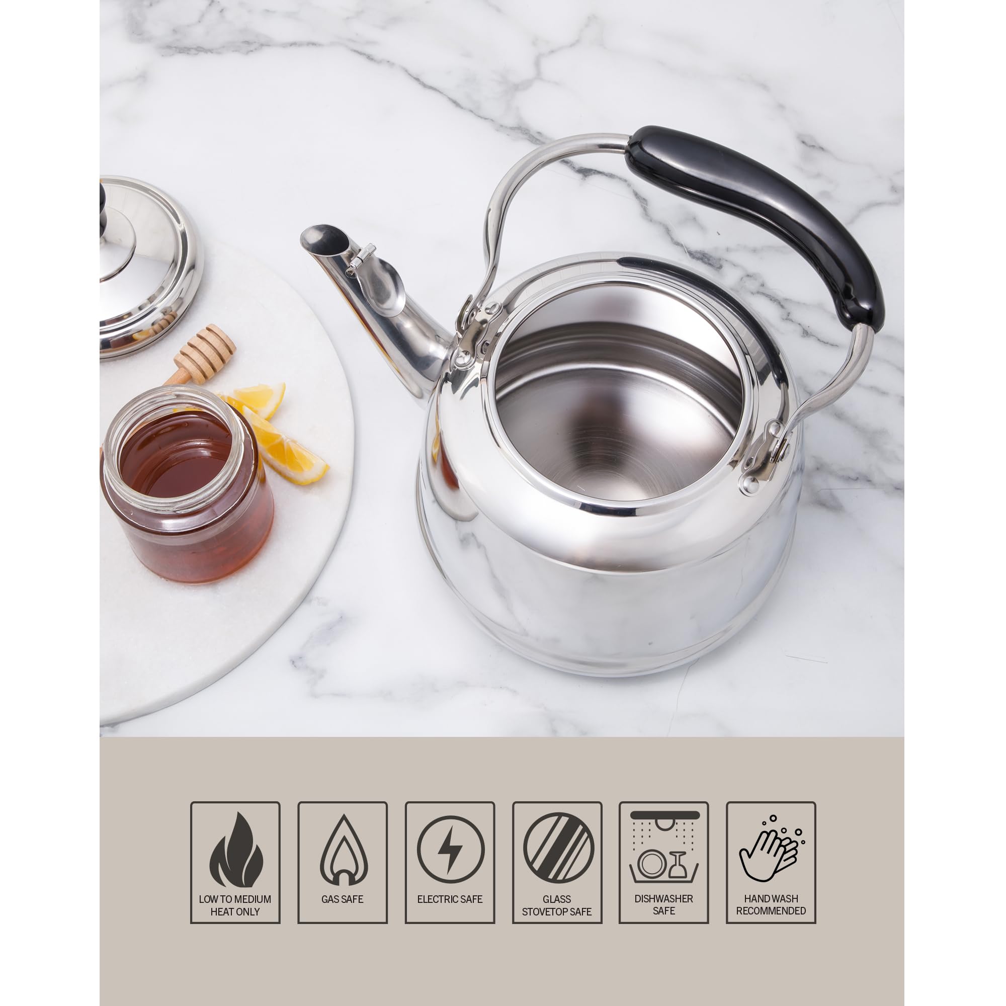 Amazon.com: Martha Stewart Kingstree Large 2 Qt Stainless Steel