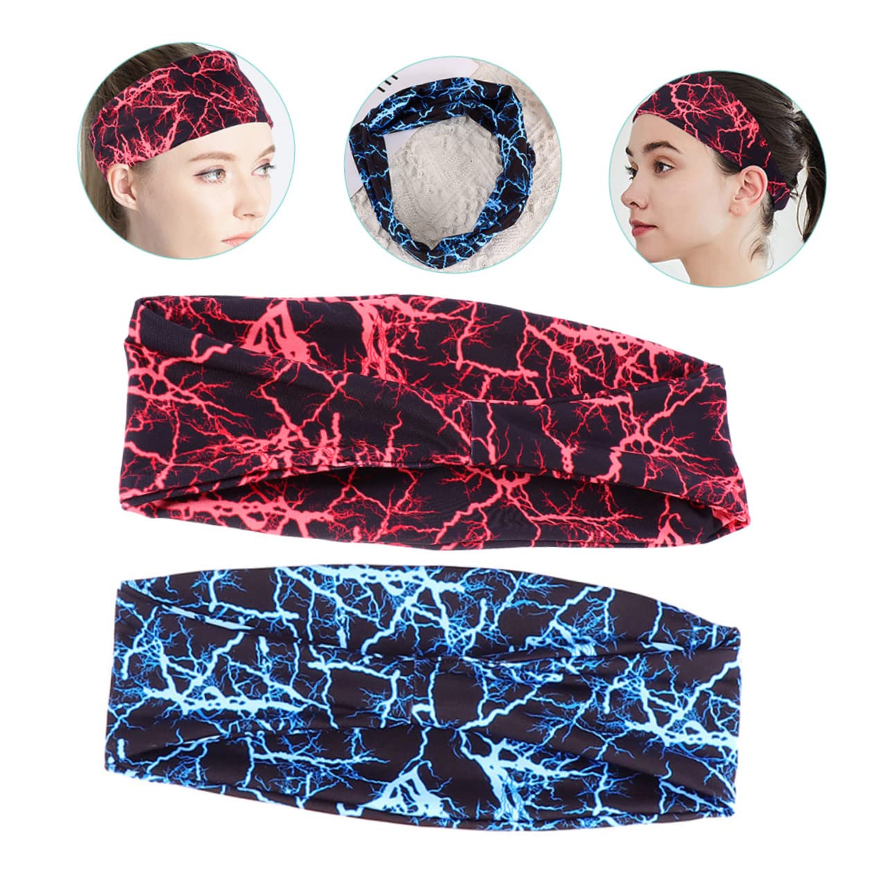 Abaodam Cintura Antitraspirante Fitness Fascia Per Con Clip Atletico Gruppo Musicale Sport Fascia Elastica Per Esercizi Fascia Per Da Allenamento Spandex