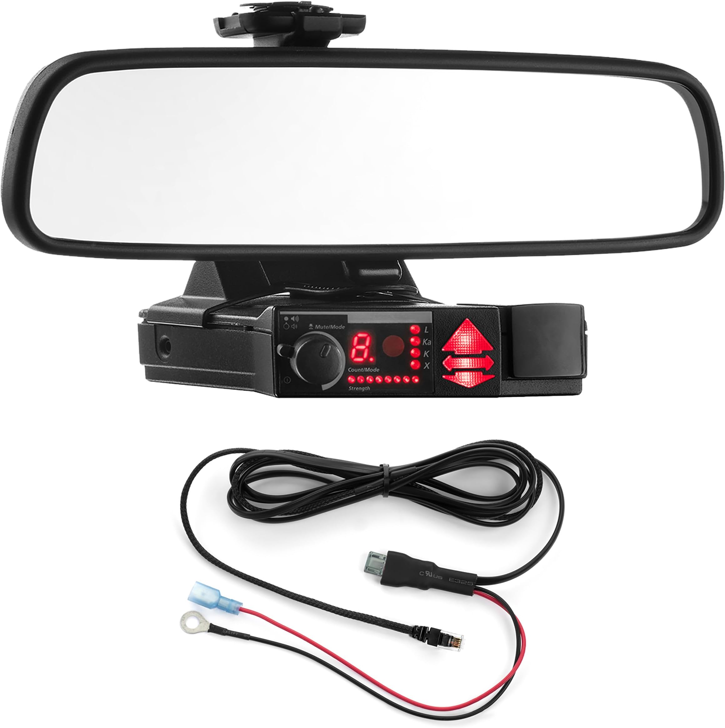 Radar Mount Mirror Mount + Direct Wire for Valentine V1 Radar Detectors - Gen 1 and Gen 2 (3001204)
