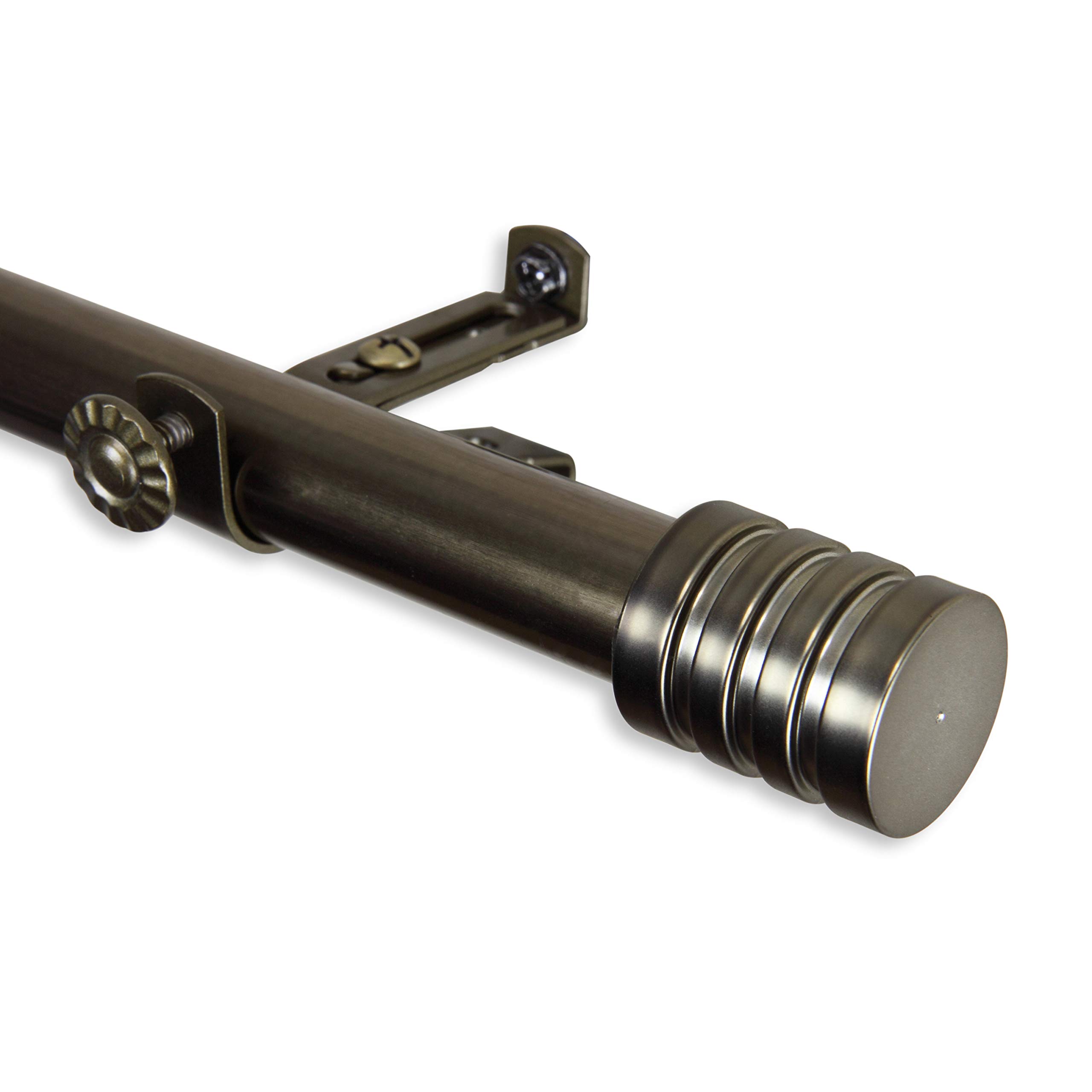 Lee Curtain Rod 66-120 inch - Antique Brass