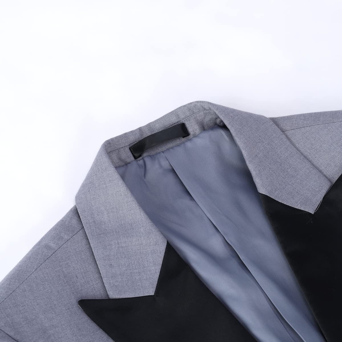 YOUTHUP Traje de solapa pico ajustado 3 piezas hombre elegante chaqueta boda para esmoquin chaleco