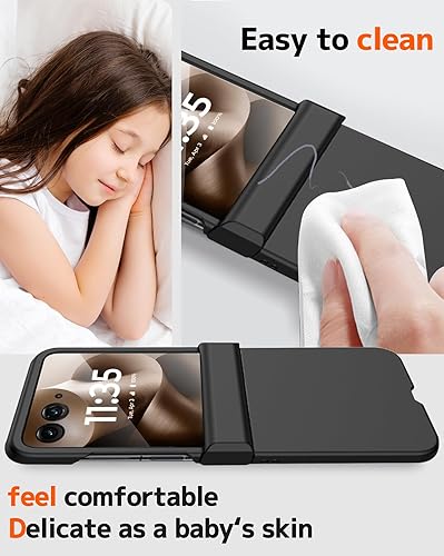 Miniatura 4 de NINKI Funda protectora para Motorola Razr Ultra 2025 con protector de bisagra, delgada, a prueba de golpes, para Motorola Razr 60 Ultra, funda para