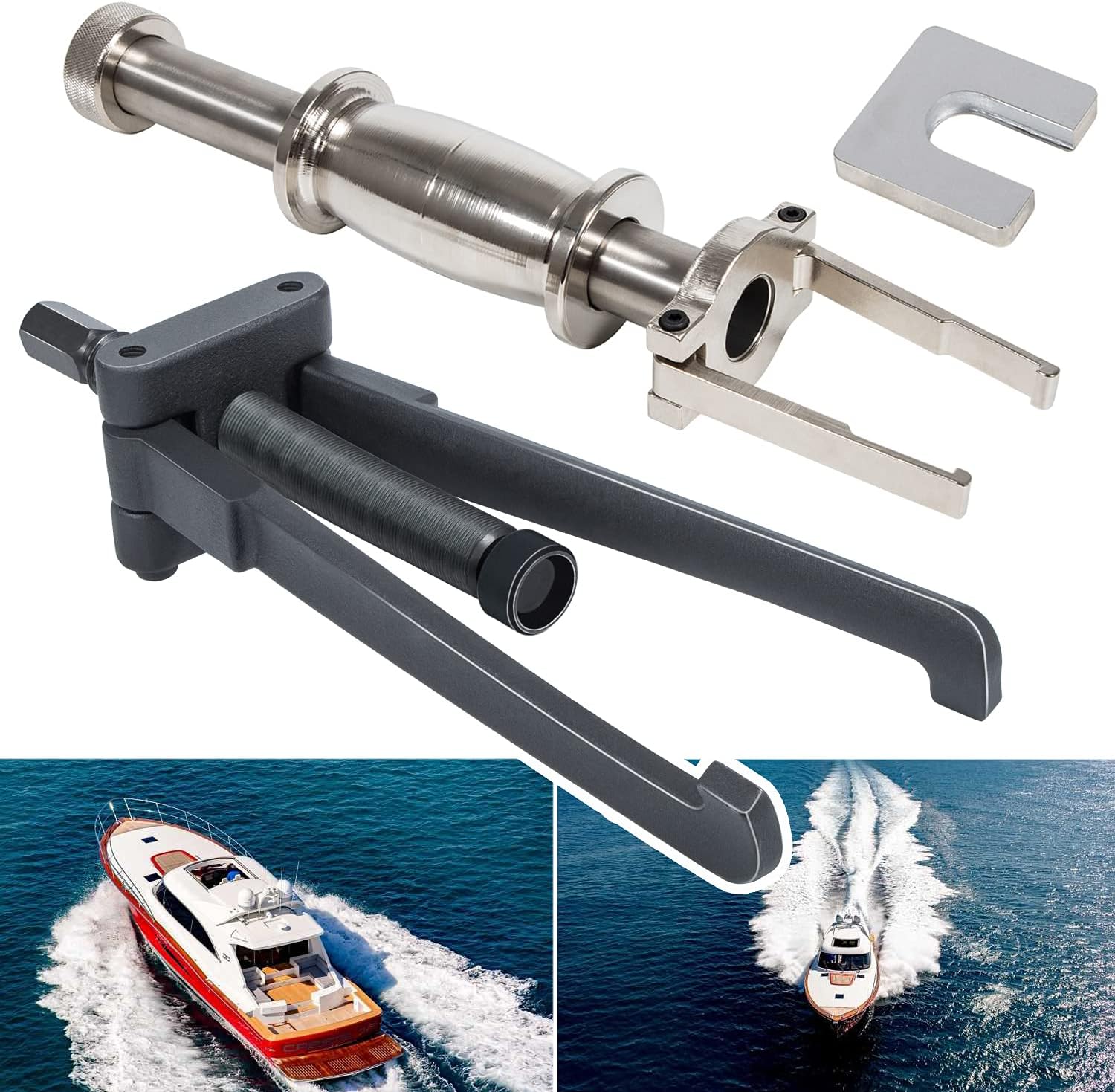 Upper Bearing Carrier Puller with Drive Collar Adapter & Lower Bearing Carrier