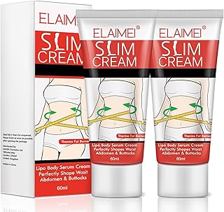 Hot Cream, 2 pack Slimming Cream-Body Fat Burning Cream for Belly, Waist, & Buttocks,