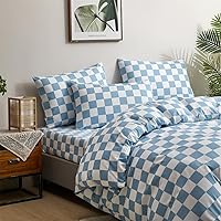 Vista 501 de CLOTHKNOW Juego de edredón de 3 piezas de color marrón caramelo, tamaño individual/individual XL, color terracota suave, color óxido con 2 fundas