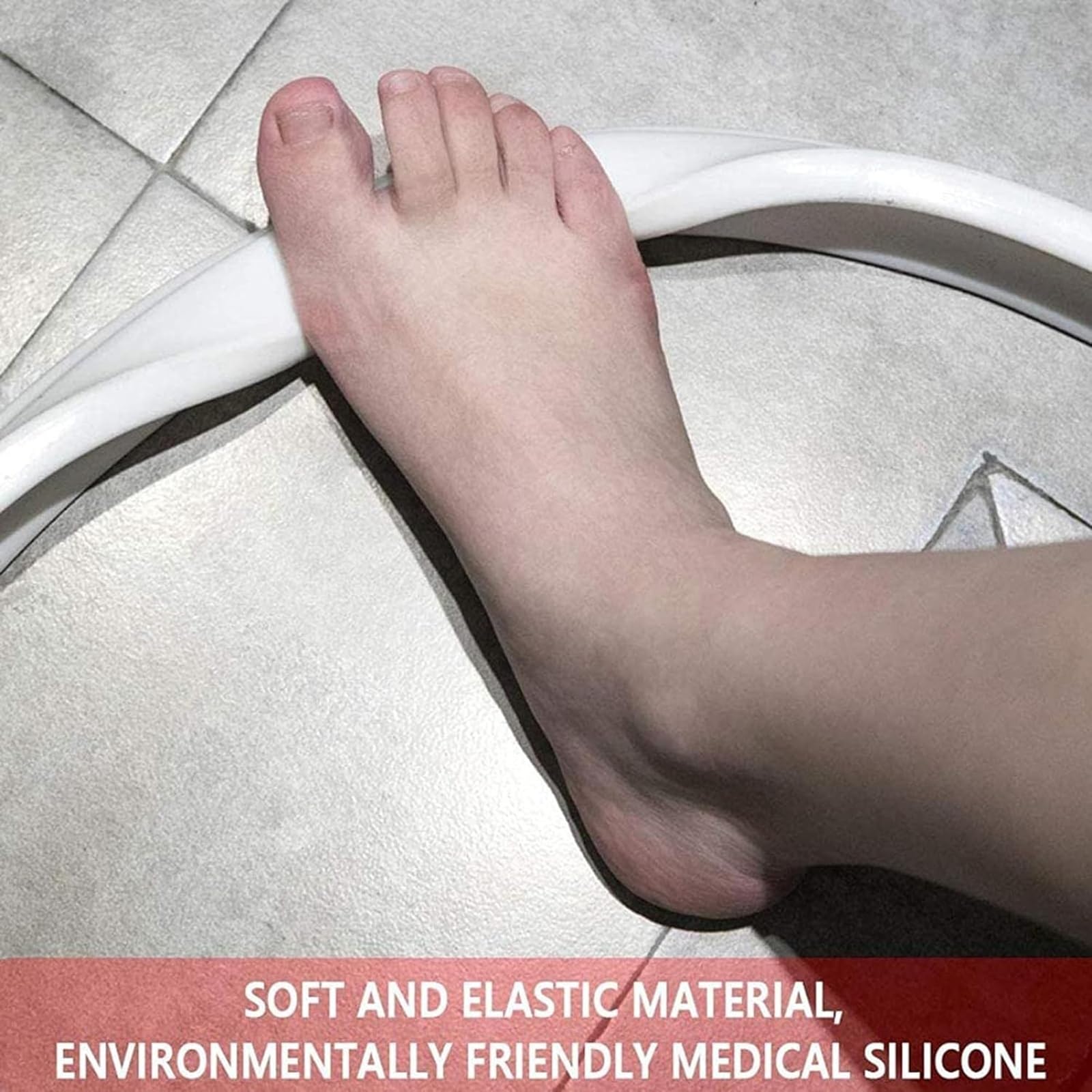 Barriera per diga d'acqua per soglia doccia, Diga per barriera impermeabile autoadesiva in silicone, Striscia impermeabile per bagno, Striscia per mastice per doccia ( Color : White , Size : 240CM )