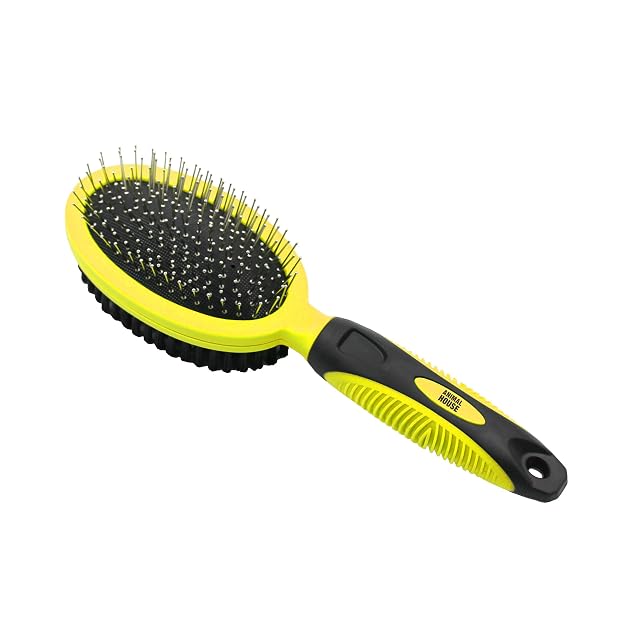 Animal House - Cepillo Duo-Care Comfort: masaje y limpieza profesional para perros y gatos, con cerdas…