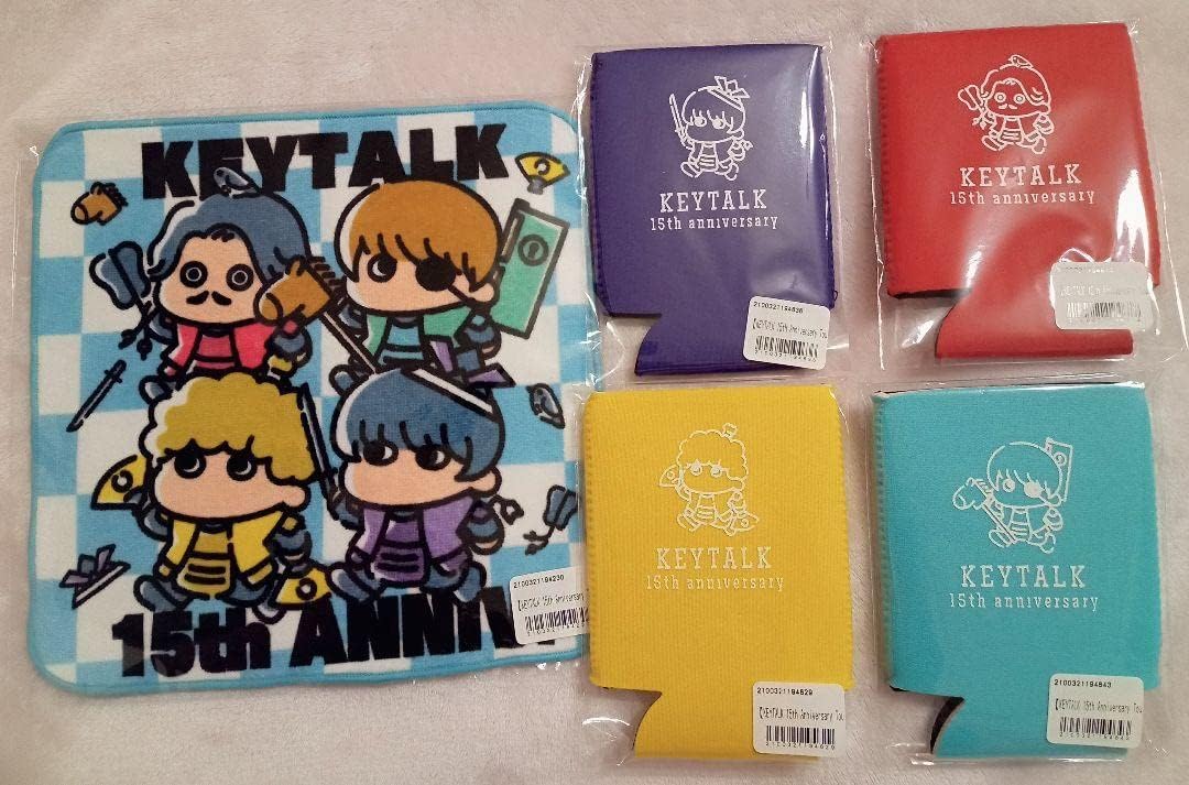 グッドテイスト ハンカチ KEYTALK 缶クージー ハンカチセット 5点セット