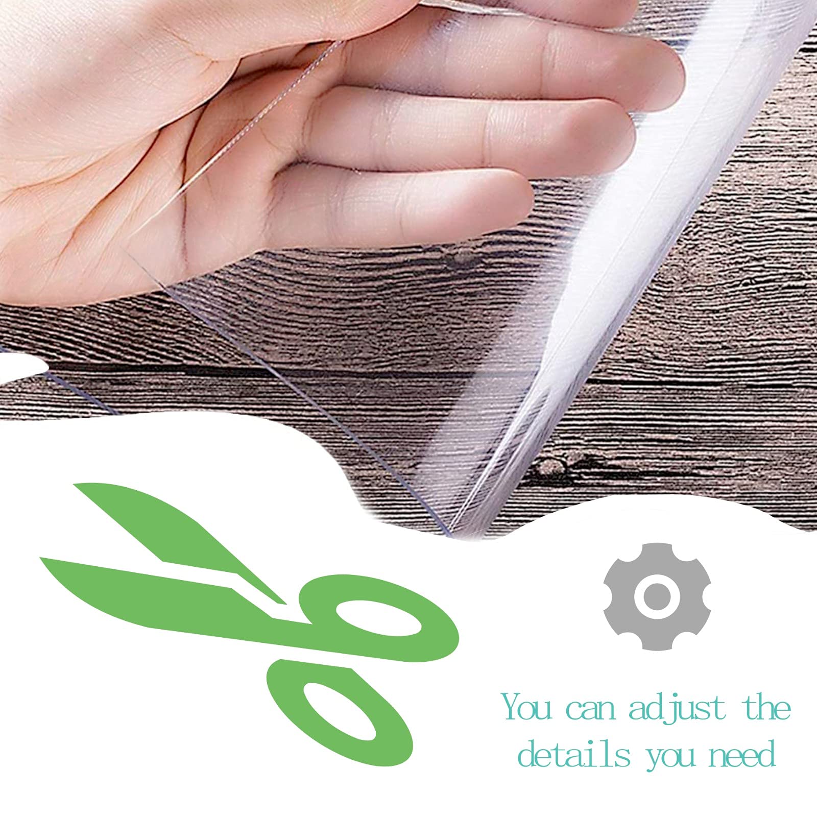 Pellicola Protettiva Per Tavolo In PVC - 1,5mm Spessore, 50x110 Cm