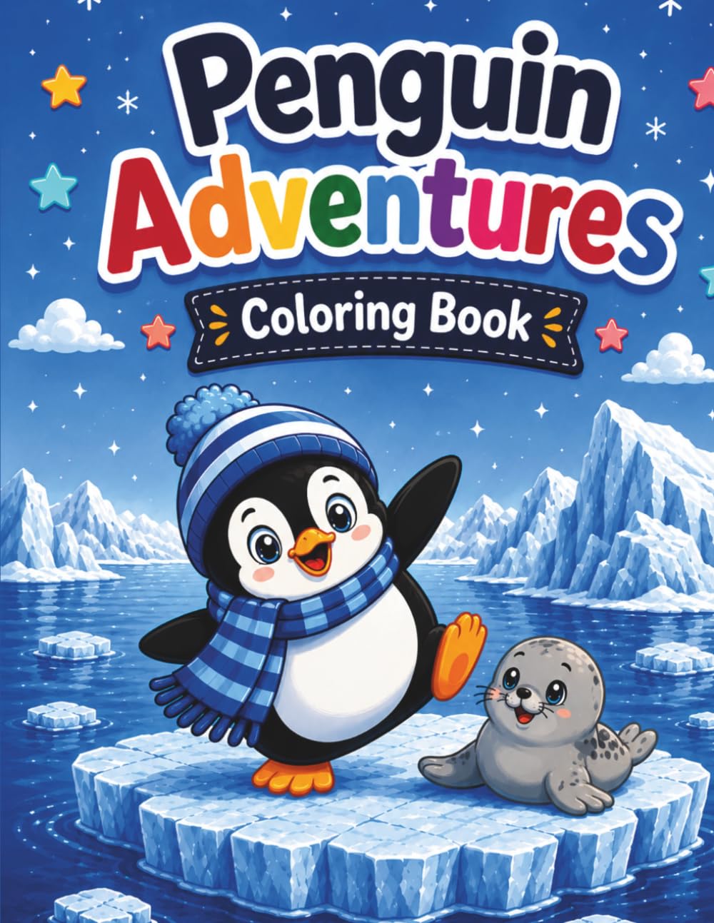 Penguin Adventures Coloring Book
