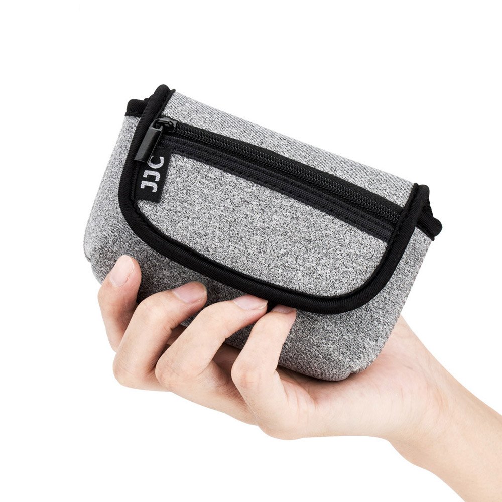 JJC Sony RX100 III IV V VA VI VII Z-V1 Camera Neoprene Carrying Case With Hand Strap For Ricoh GR IIIx III II For Canon G7X Mark III II For Olympus TG -5 - View #2