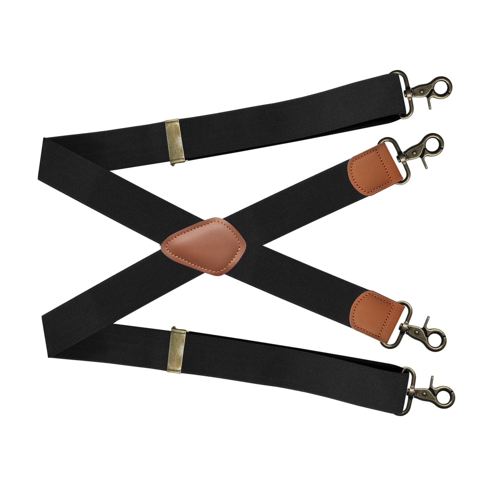 Tirantes elásticos de moda para hombre con clip en X para un aspecto elegante y estilos de correa ajustable, adecuados para cualquier ocasión o atuendo, tirantes cómodos