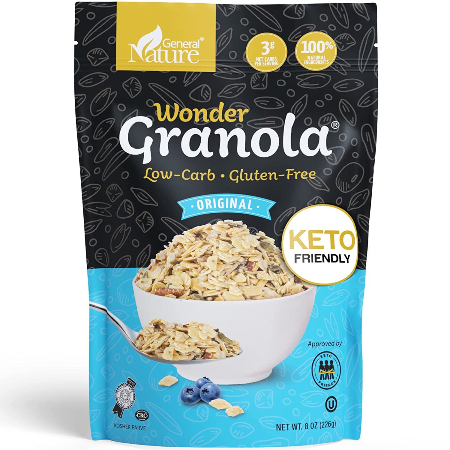 Keto Granola Low Carb Original Flavor Keto Cereal Low