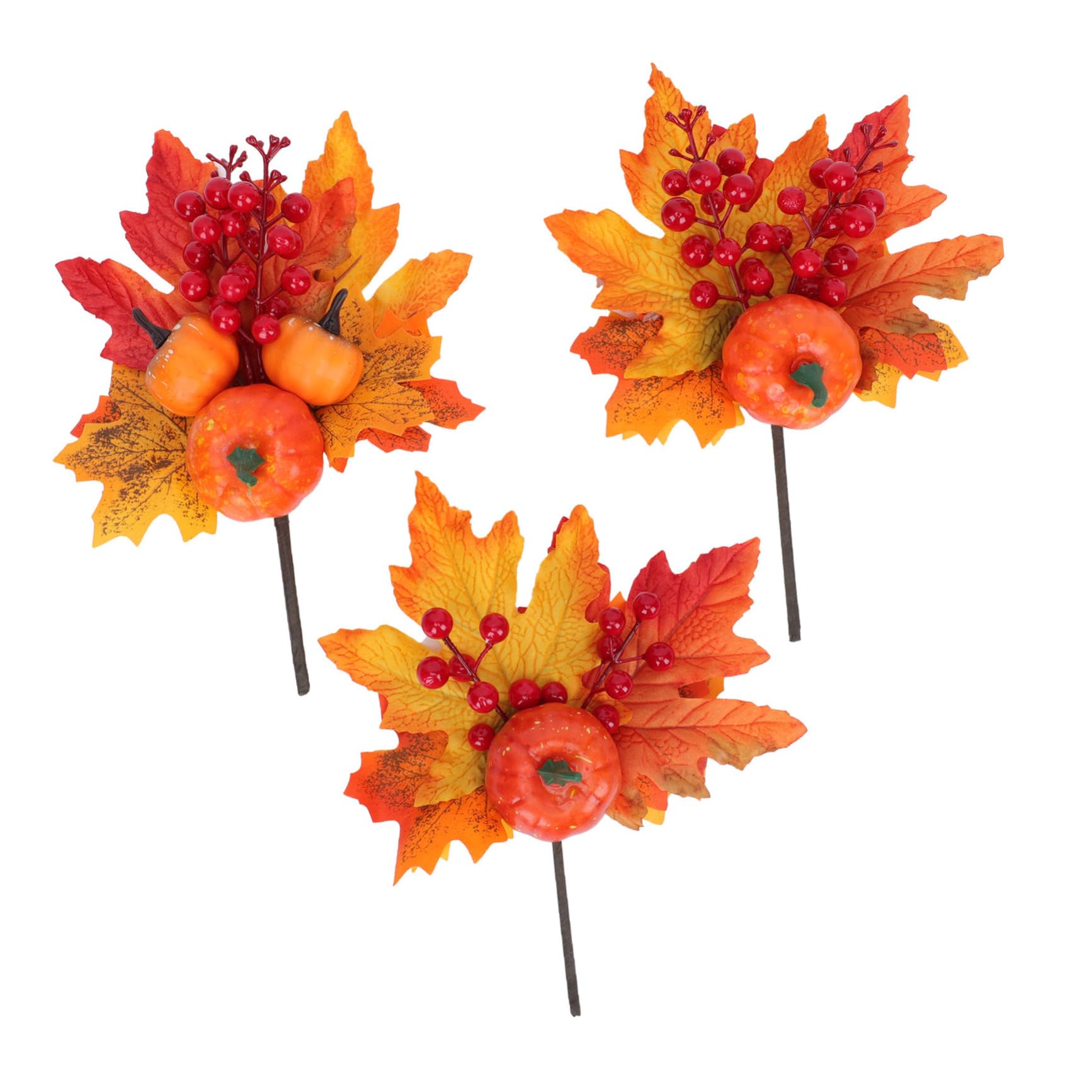 Cabilock 9stücke Künstliche Kürbis-Dekoration Für Zuhause Herbst Und Halloween-deko Für Innen Und Außeneinsatz Wetterfest Und Langlebig