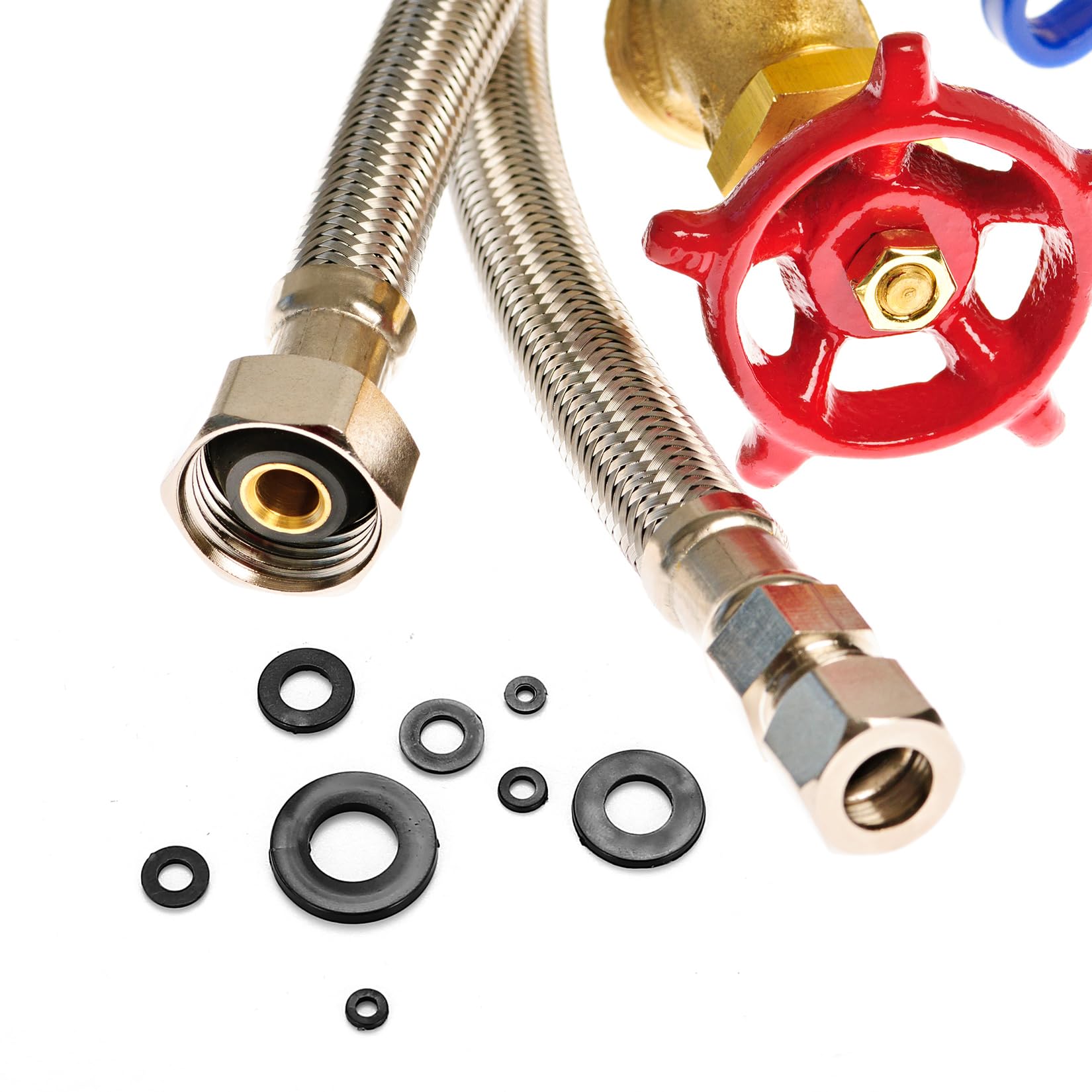 650 pz. Rondelle in nylon, rondelle piane in plastica per carrozzeria, rondelle di supporto rotonde, guarnizioni per viti isolanti - Nero, M2/M2.5/M3/M4/M5/M6/M8/M10