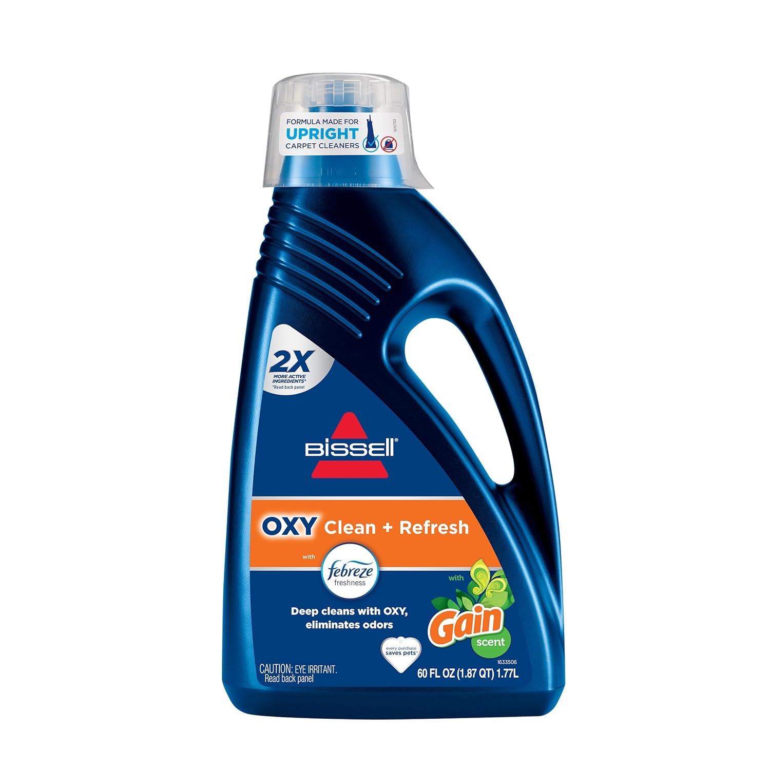 Bissell OXY Clean Refresh with Febreze Original Gain Scent Carpet Deep Clean Solution for use in Leading Upright