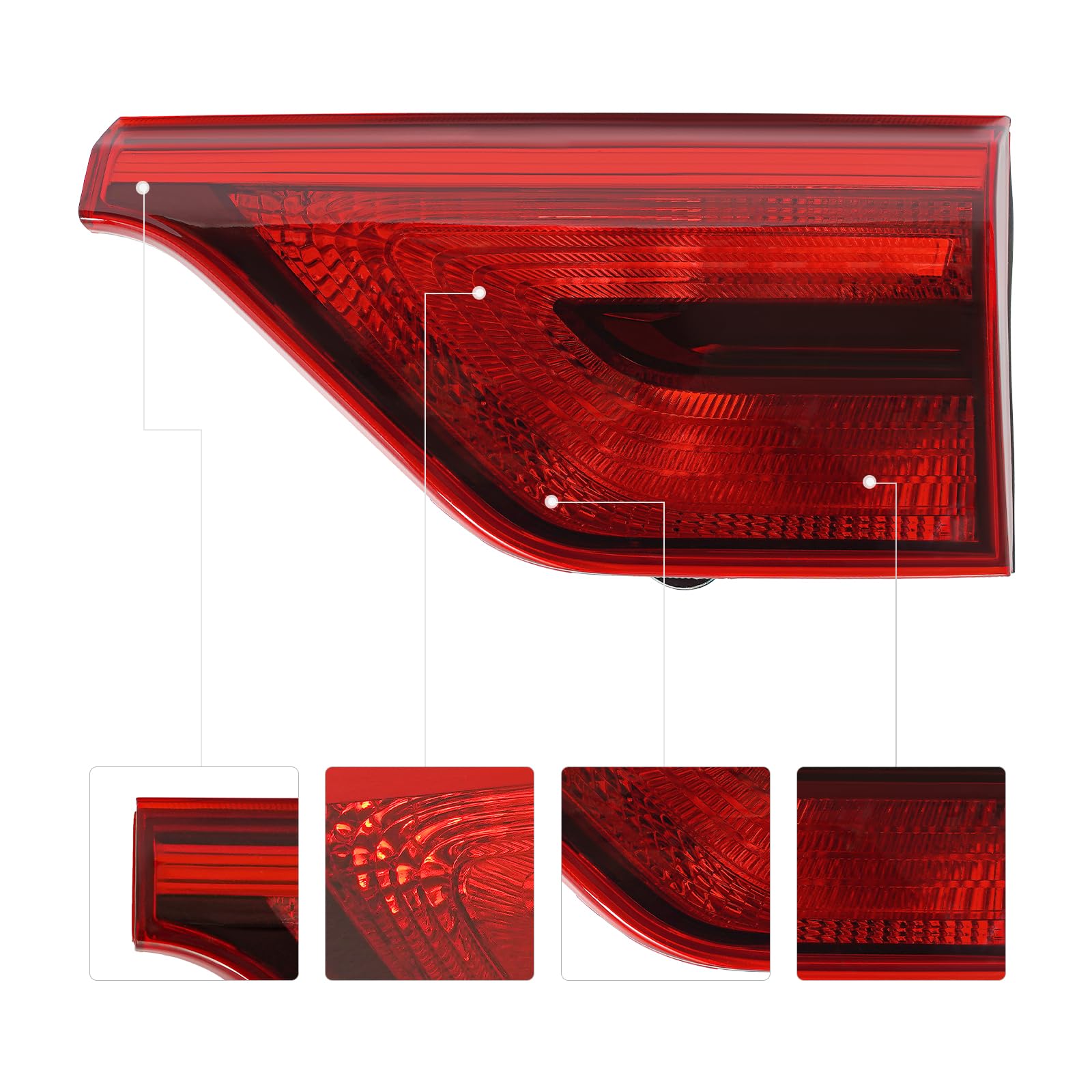 Halogen Inner Tail Light for 2017-2019 Kia Sportage Passenger Side 92406D9000 image 5