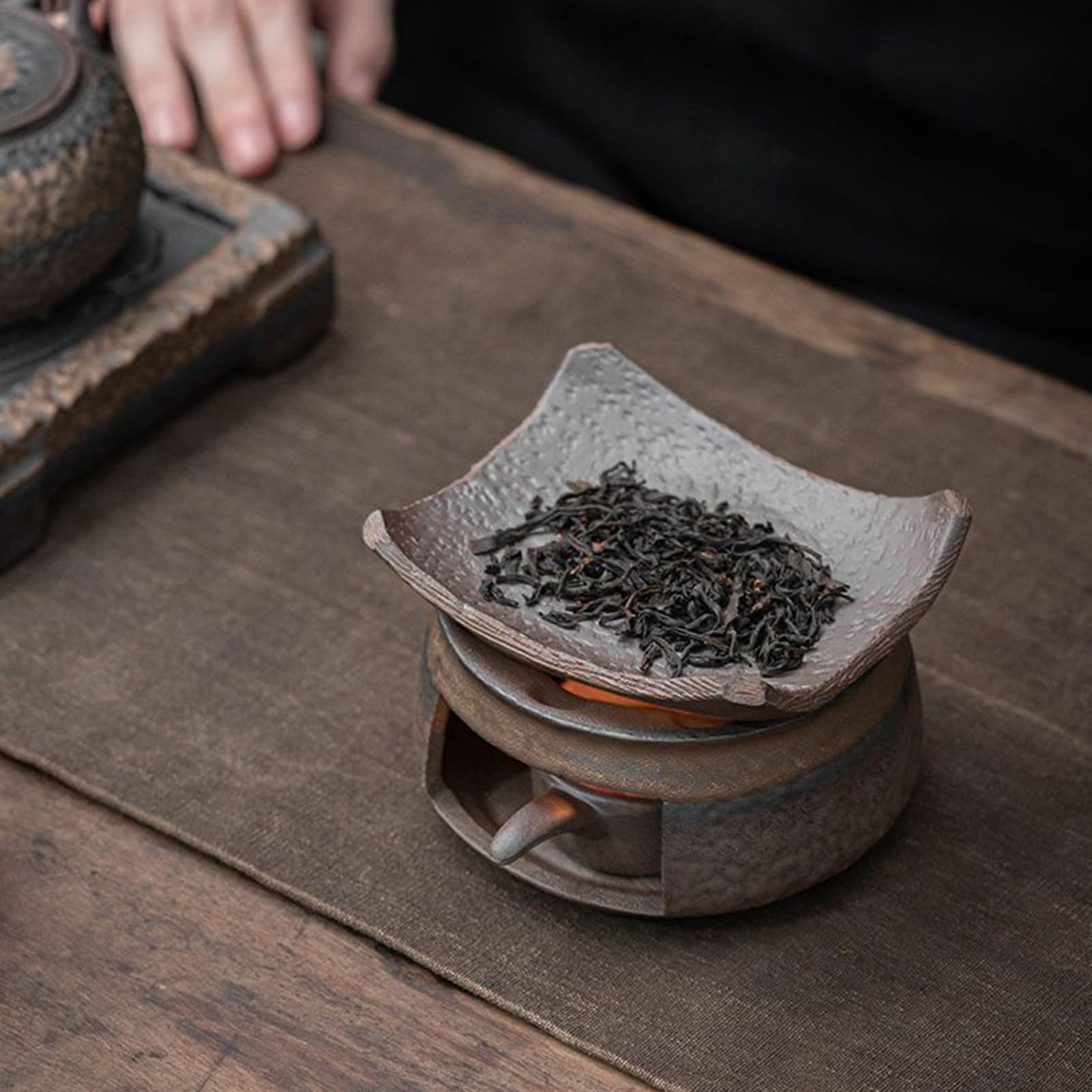 Bruciatore per Aromaterapia Scaldateiera Sicura Decorativa Multifunzionale