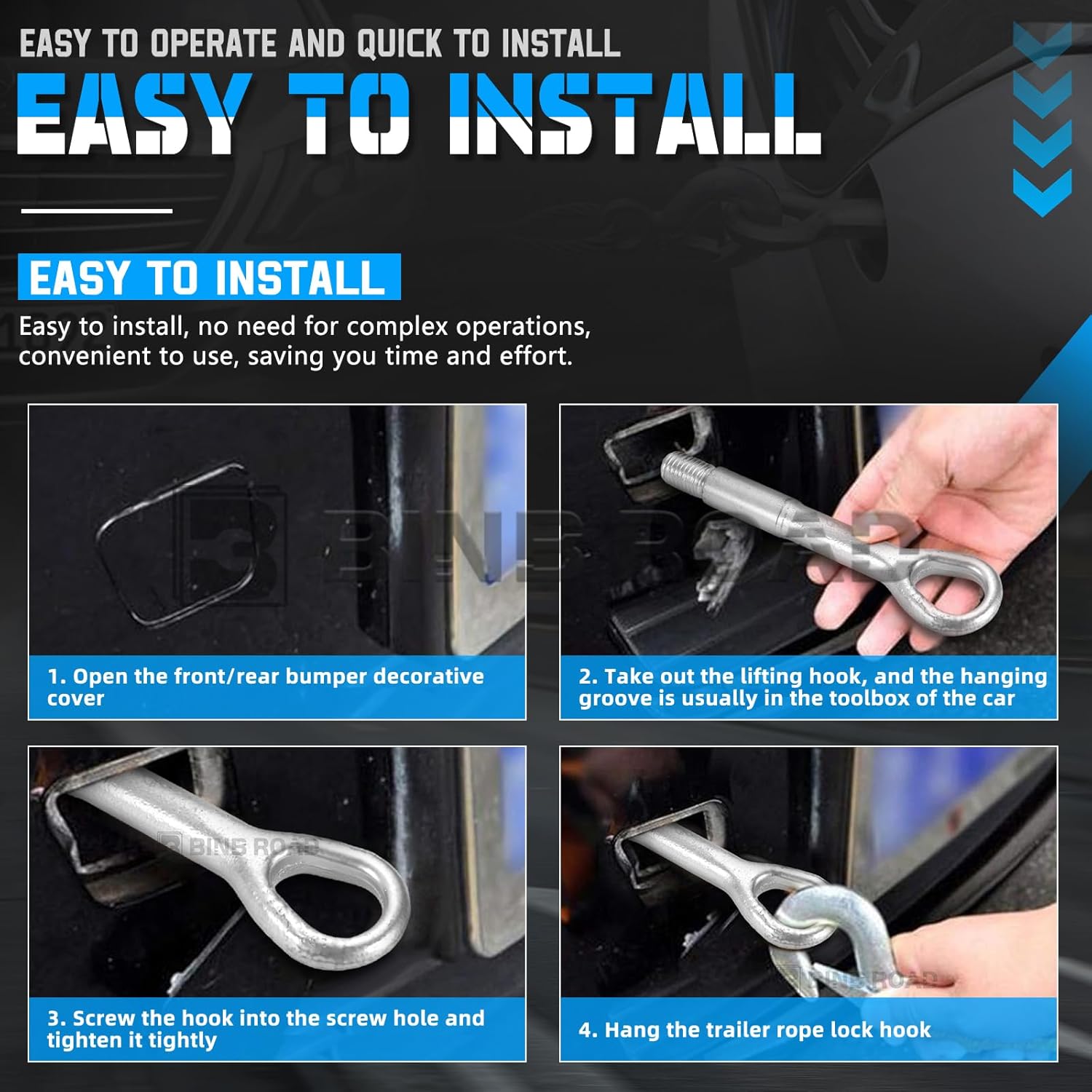 Tow Hook Tow Eye 2213150061 Compatible with Mercedes Benz C300 E350 ML350 GLK350 S350 SL63，Sliver