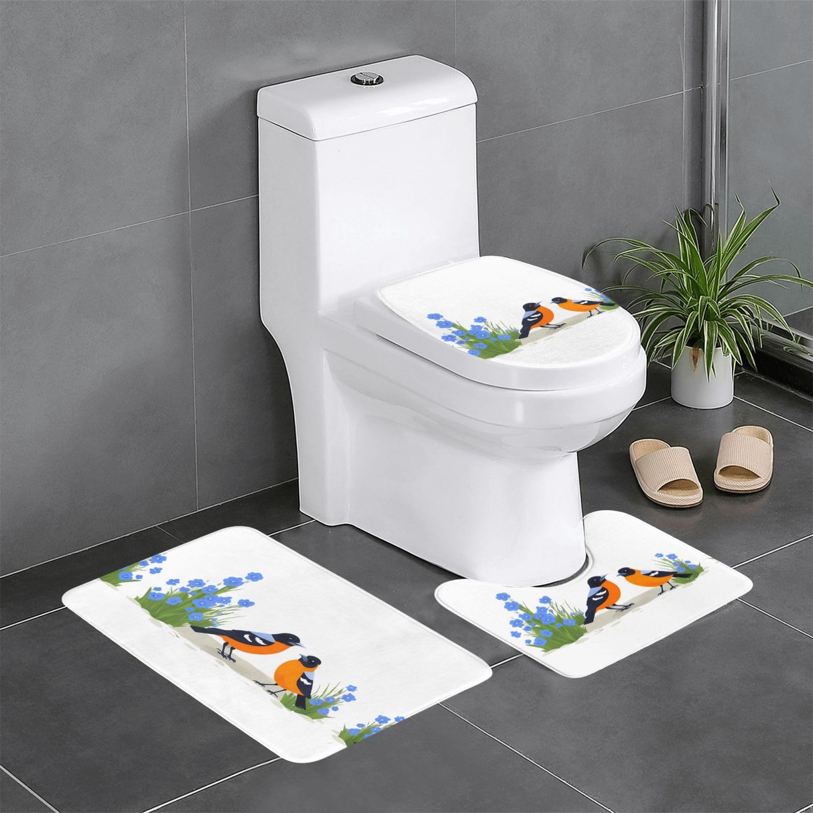 Tapis de bain antidérapant pour éviter les glissades devant le WC