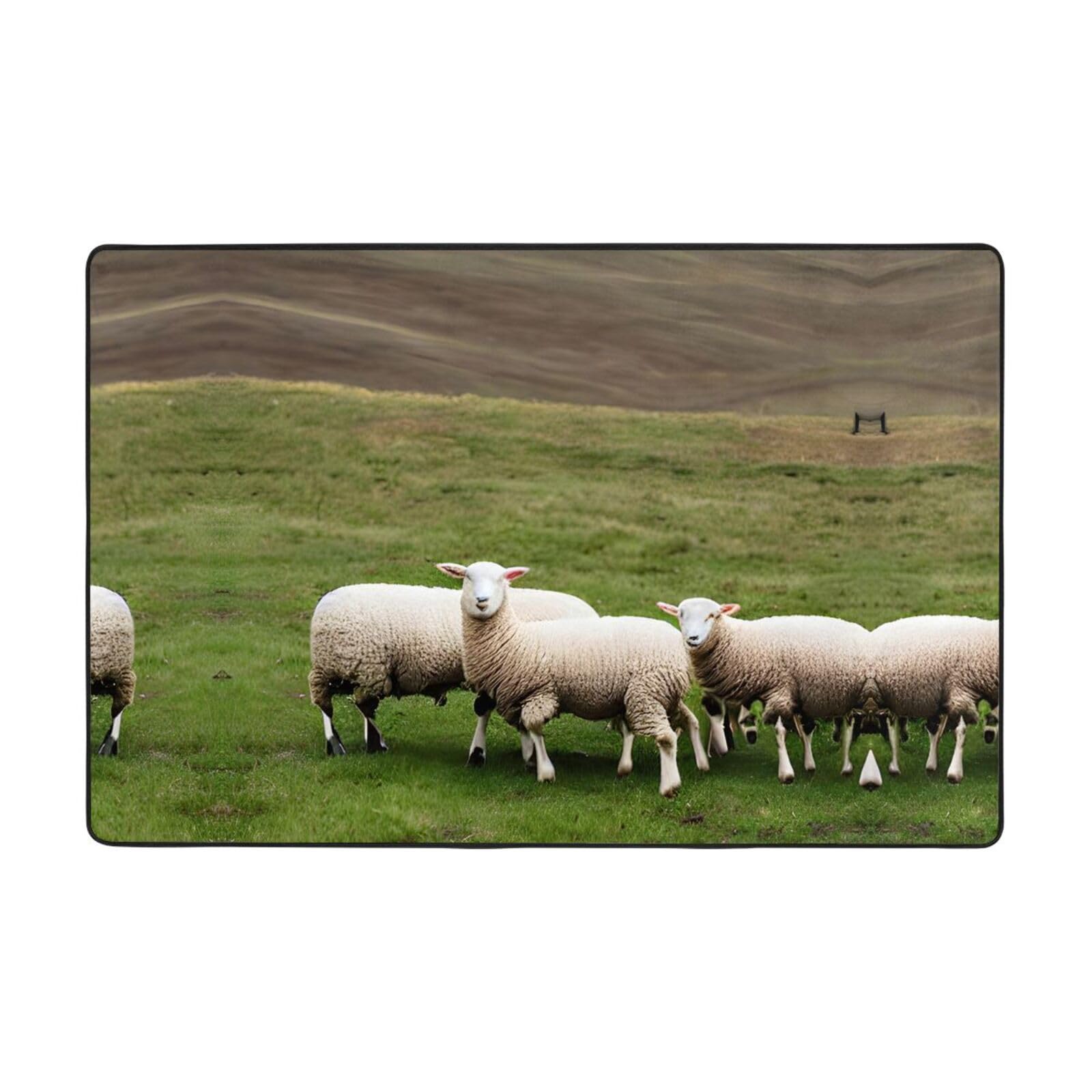 Tapis mouton super doux pour chambre d'enfant et salon cocooning