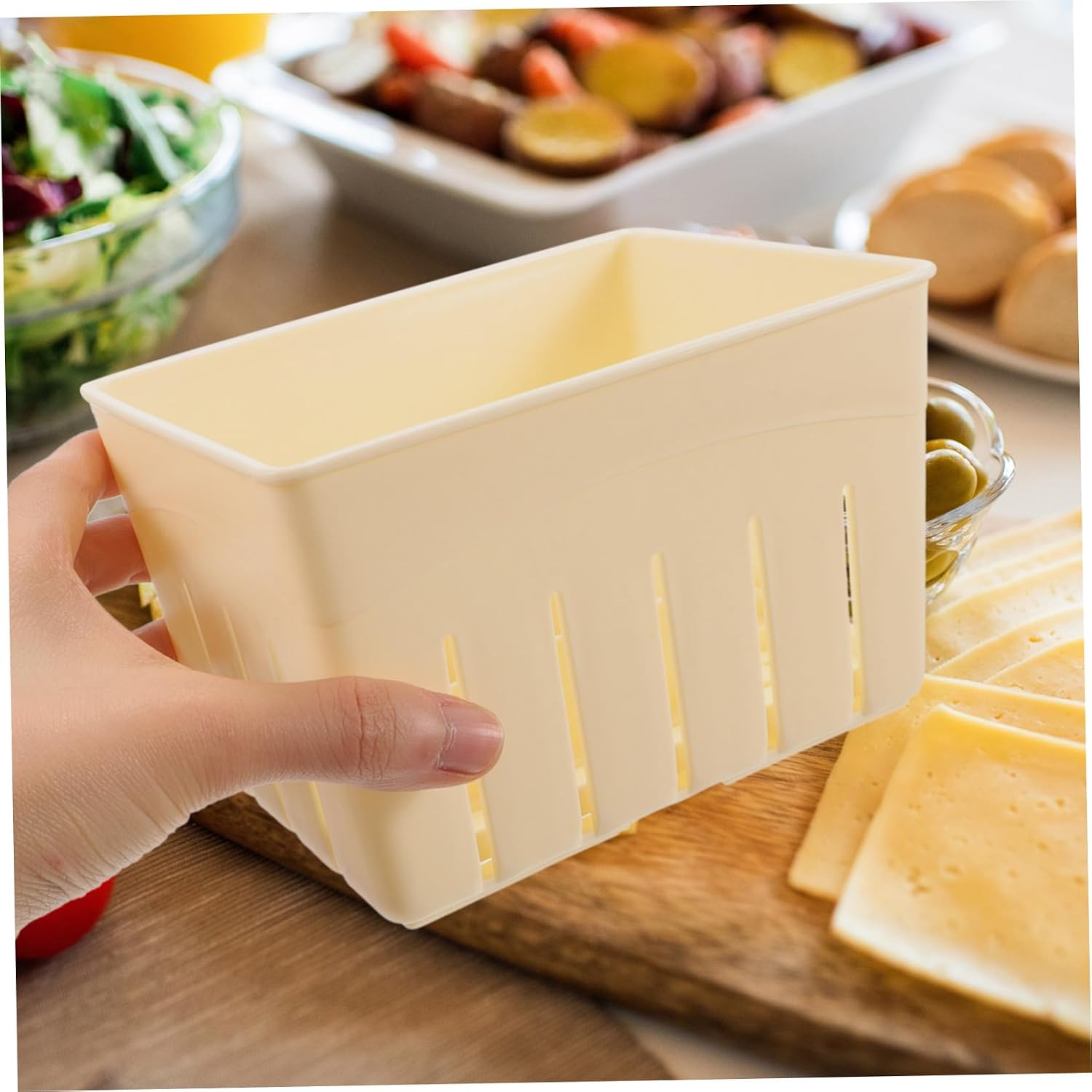 3sets Cheese Press Tool Household Tofu Press Mould for Diy Tofu Cheese Maker