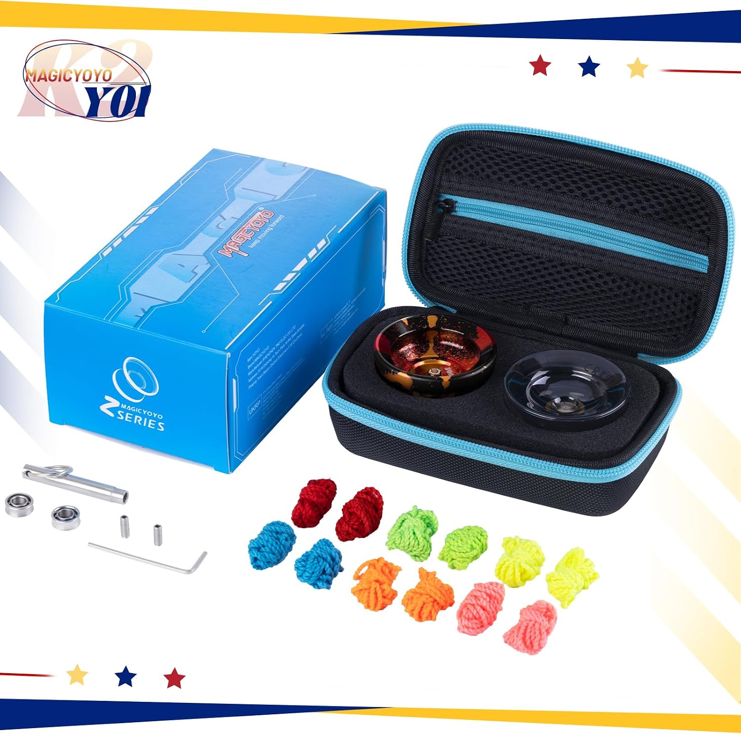 Set De 15 Yoyós Con Luz LED Para Niños, Responsive Y Con Rodamiento, Colores Aleatorios, Regalo Para Cumpleaños Y Fiestas
