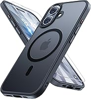 Vista 42 de Miracase - Funda magnética para iPhone 13 de 6.1 pulgadas (compatible con MagSafe) (con 2 protectores de pantalla), protección de grado militar