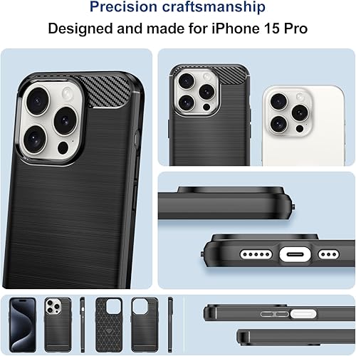 Miniatura 9 de Qiinogow Funda compatible con Motorola Moto G Stylus 5G 2023, funda delgada para teléfono con absorción de golpes, funda protectora de goma TPU de