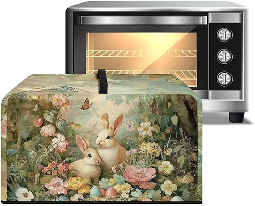 Miniatura 16 de Cubierta de horno de microondas de convección para encimera, tostadora, horno, protector de electrodomésticos para decoración de cocina del hogar,