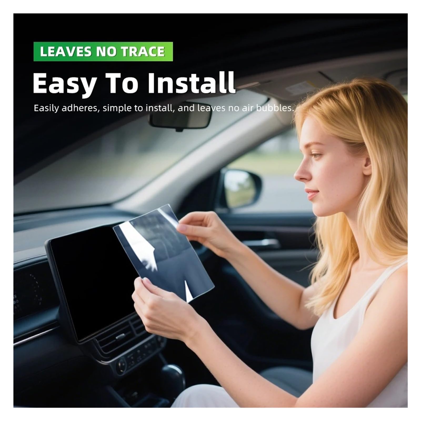 Protector de Pantalla para navegador de Coche BMW Serie 5 G60 2 en 1, Protector de Pantalla de Cristal Templado para Consola Central, Pantalla de navegación GPS y salpicadero.