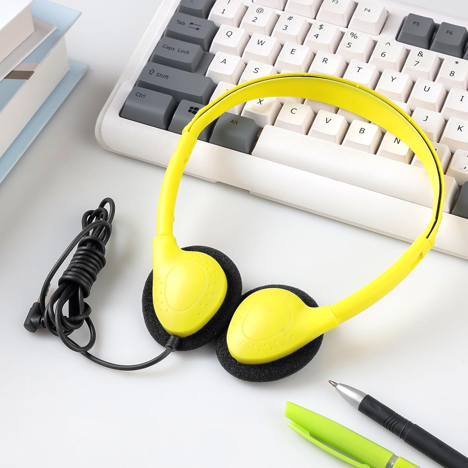 Classroom Bulk Headphones 15 Pack for School Students Children Teen Boys Girls Wholesale Kids Wired Adjustable Headphones for Classroom 3.5mm Jack (10 Mix Color) - Image 3