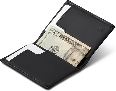 Bellroy Slim Sleeve, Leather Wallet - INNOVERATMBlack | Slim leather wallet for men with room for up to 11 cards and bills