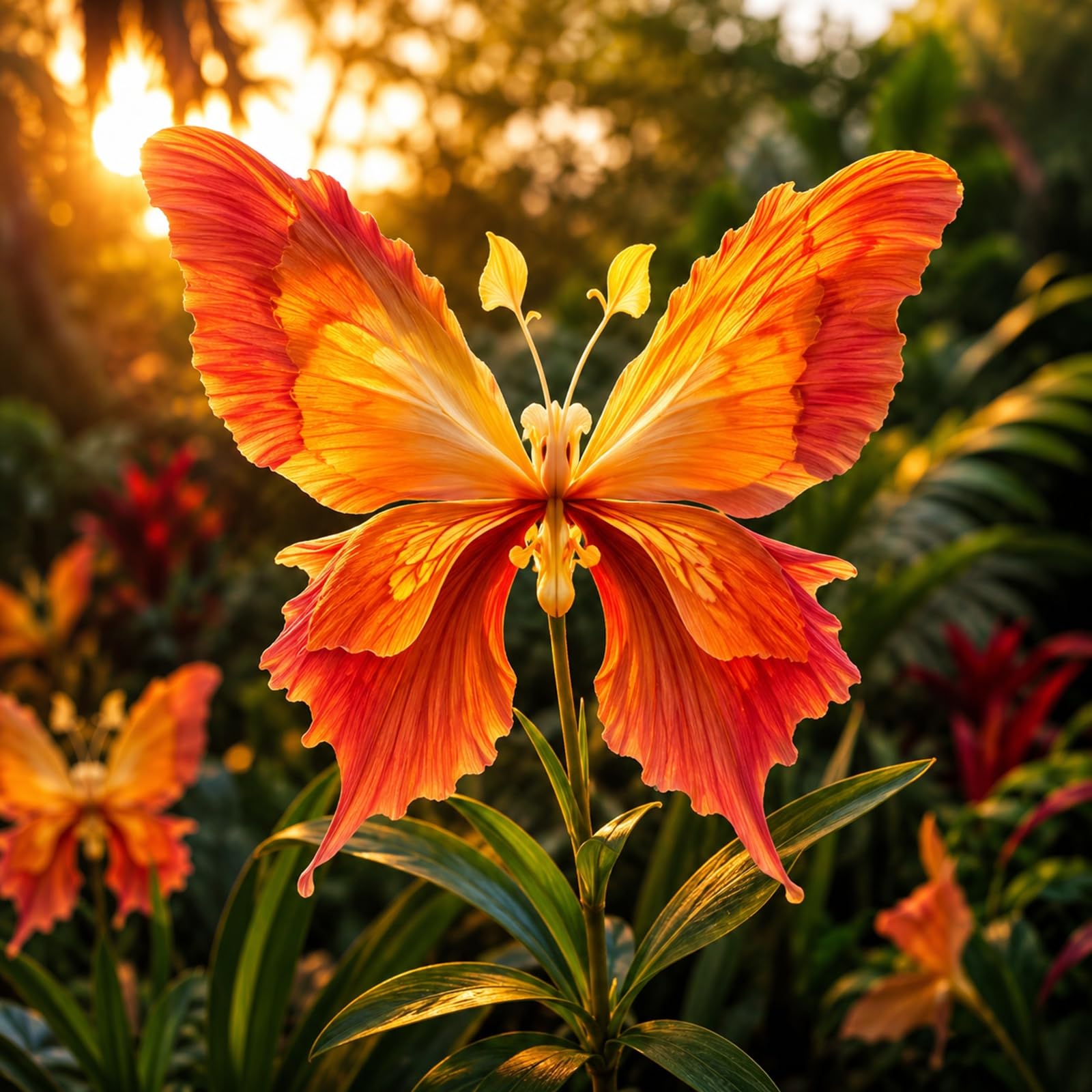 Perennial-Butterfly Lily Bulbs for Planting, Beautiful Garden Flowers Plant Bulbs,Garden Flowers,Wedding Flowers,Hardy Perennial-16 Bulbs-A