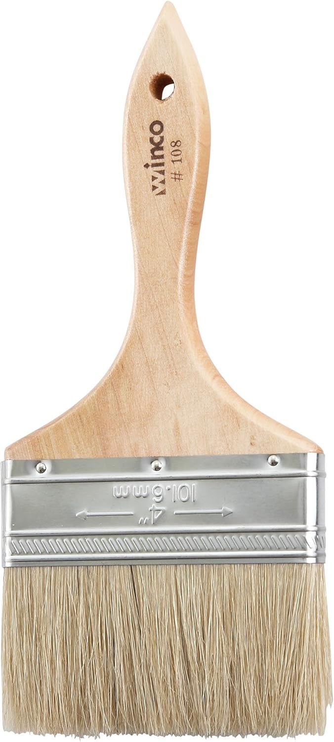 Winco Pastry Brush, 1-1/2-Inch: Boar Bristle Pastry Brush: Home & Kitchen