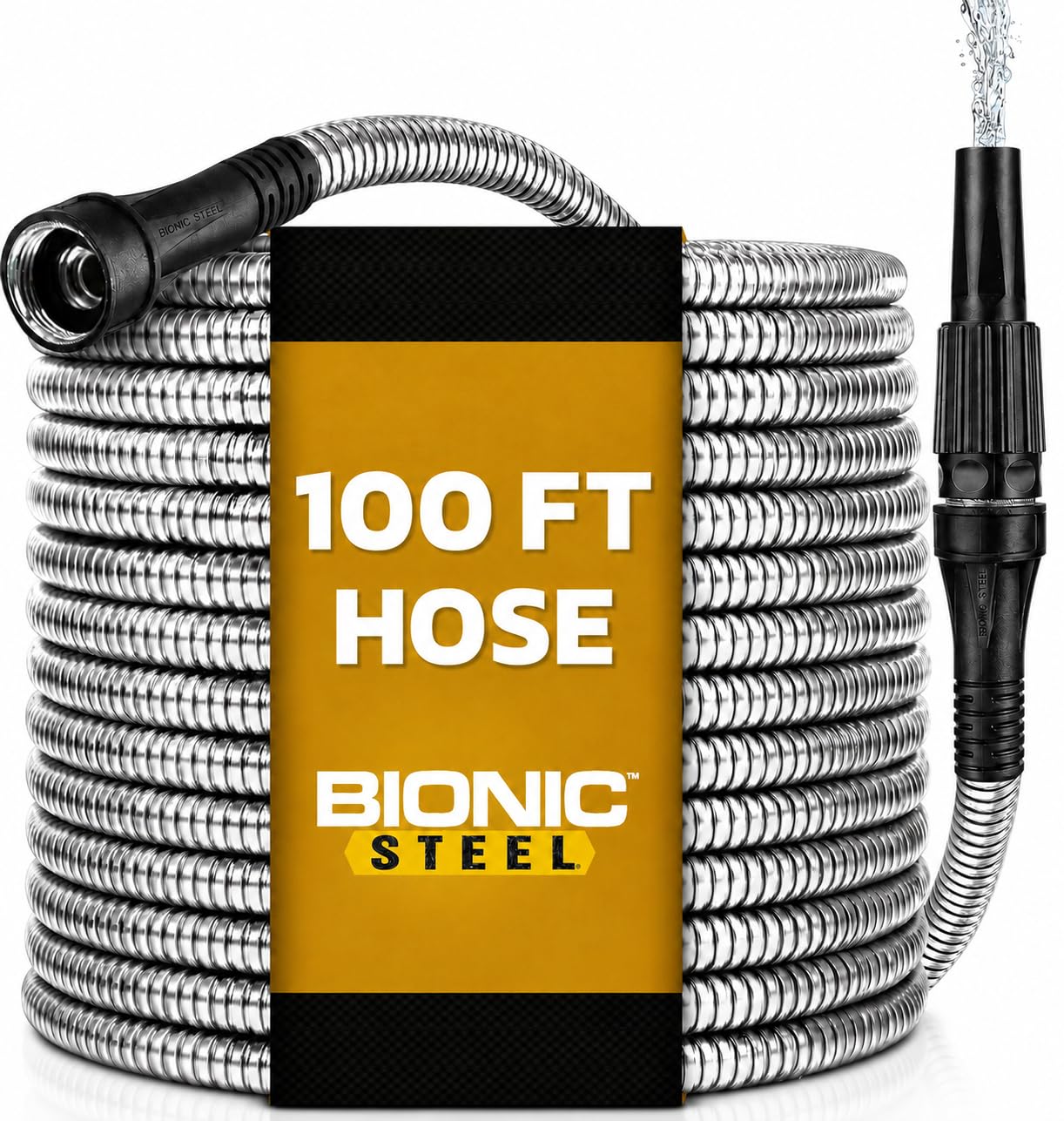 BIONIC STEEL 100ft Metal Garden Hose