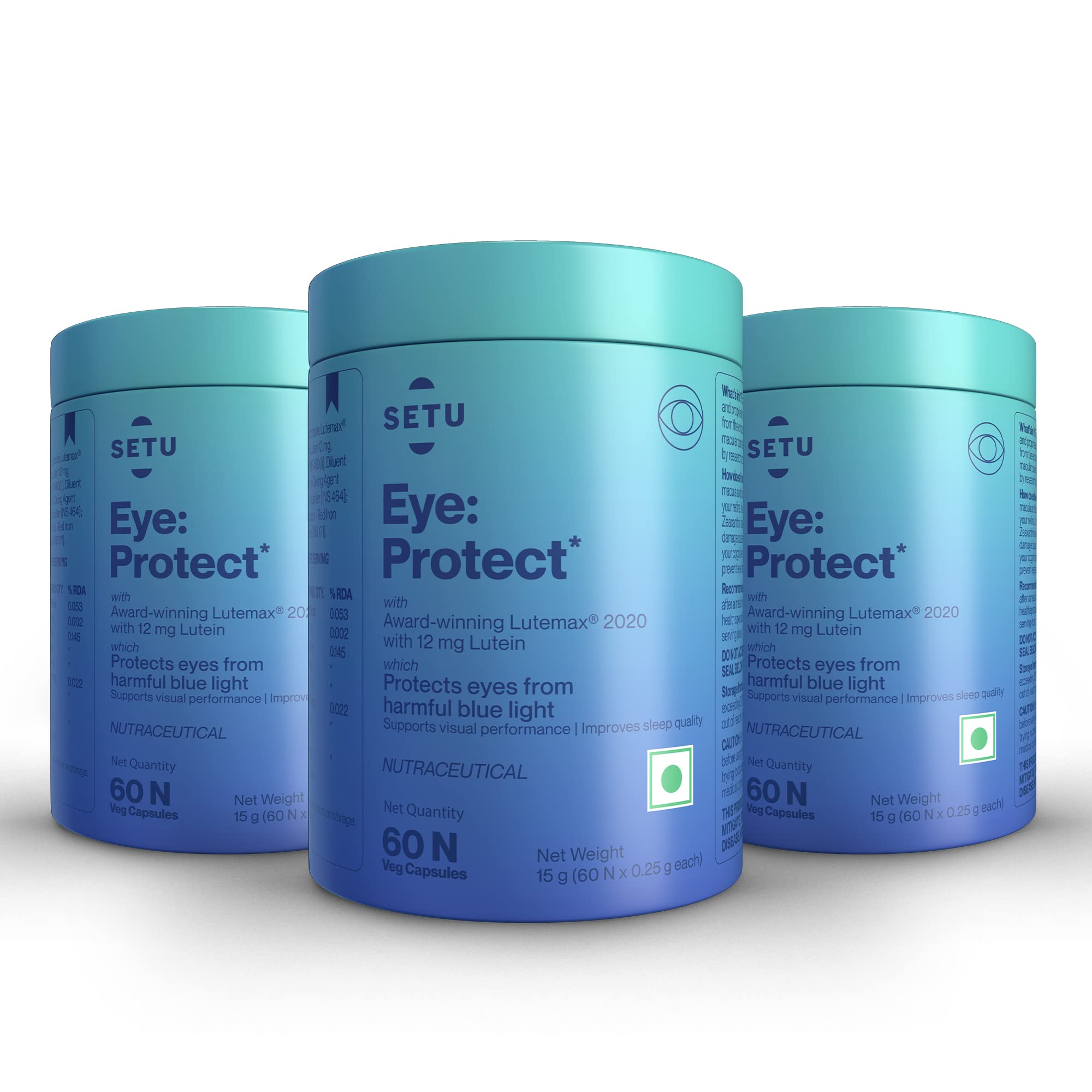 Buy Setu Lutein & Zeaxanthin (Lutein 12 mg & Zeaxanthin 2.4 mg