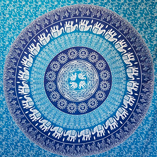 Arazzo da appendere a parete, con Mandala indiano