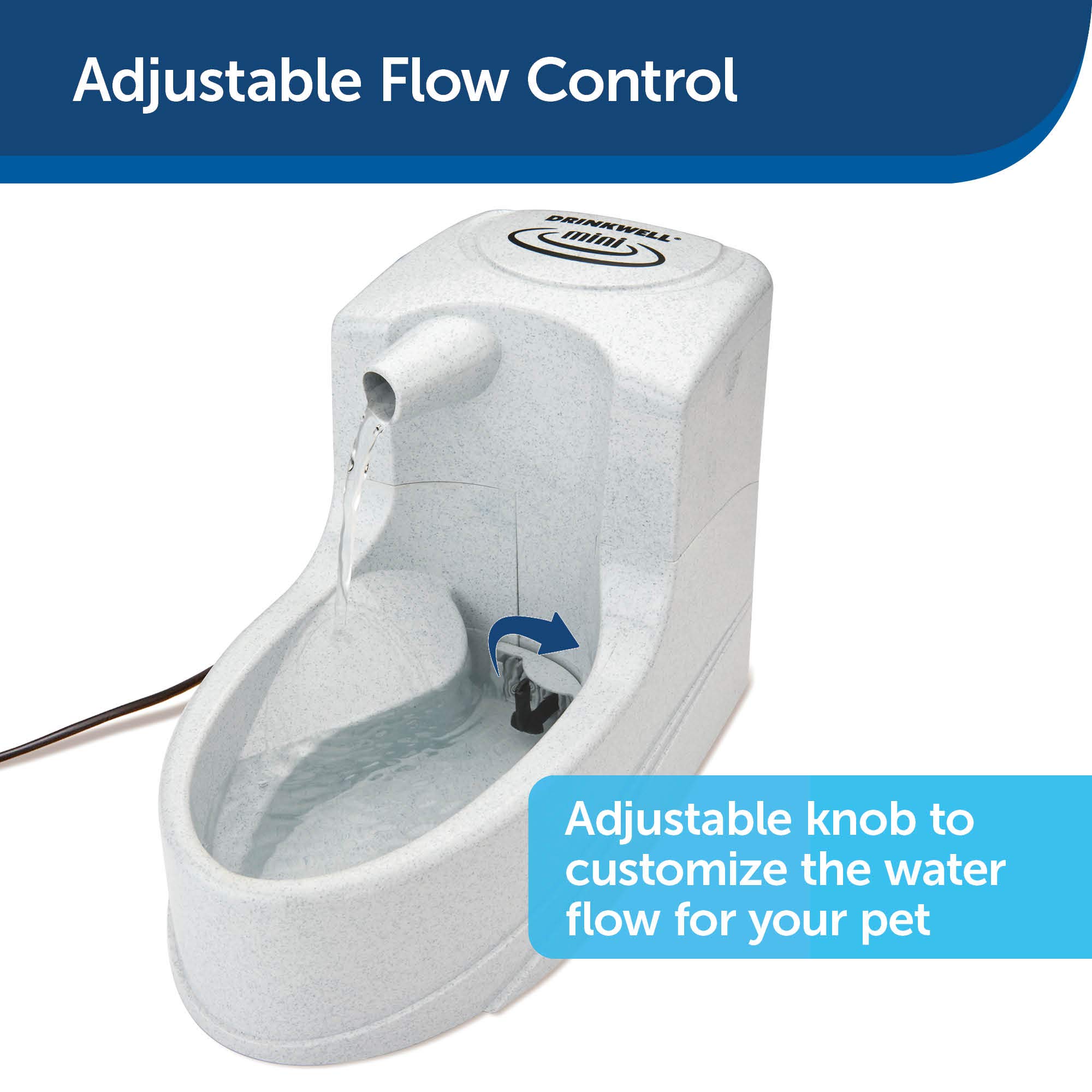Buy PetSafe Drinkwell Mini Pet Fountain for Cats & Small Dogs Water Filter Included Flowing
