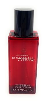 Victorias Secret Bombshell Intense Fragrance Mist Womens Travel Size 2.5 Fluid Ounce Spray RARE Rectangle Shaped Bottle