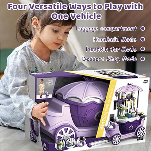 Miniatura 4 de Juguetes para el hogar del camión de helados de simulación para niños