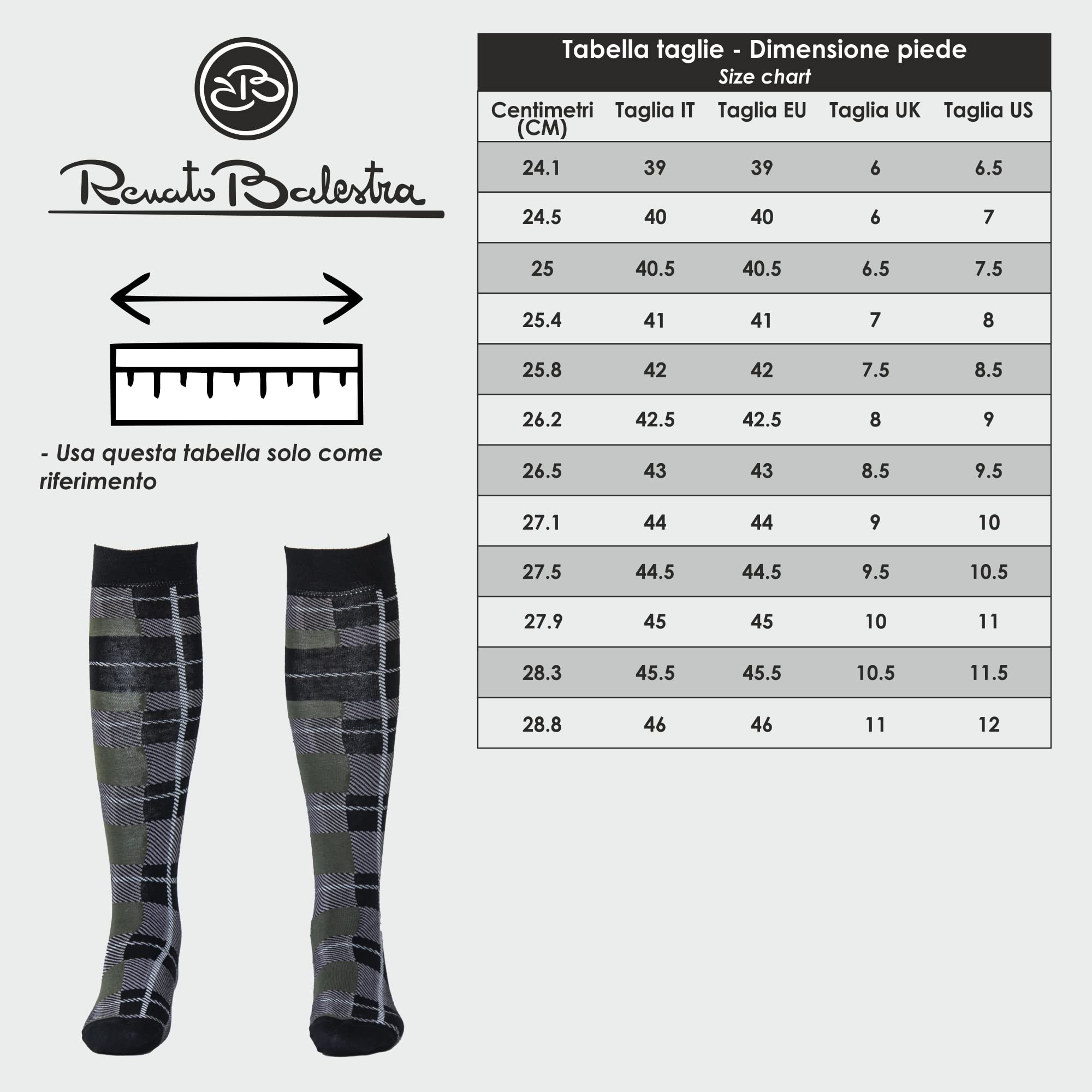 Renato Balestra 6 Paia - Calze Invernali in Cotone da Uomo Varie Altezze - Vari colori - Non stringono - Punte e talloni rinforzati