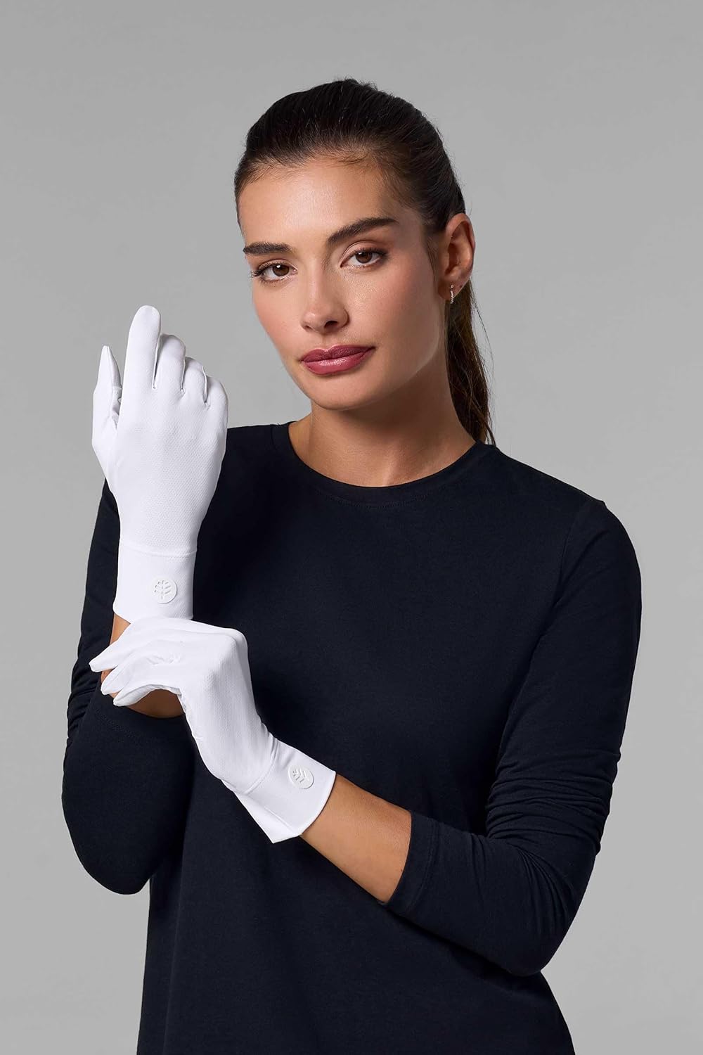 Coolibar Convertible Fingertip UV Sun Gloves - UPF 50+ Sun Protection - Fuji