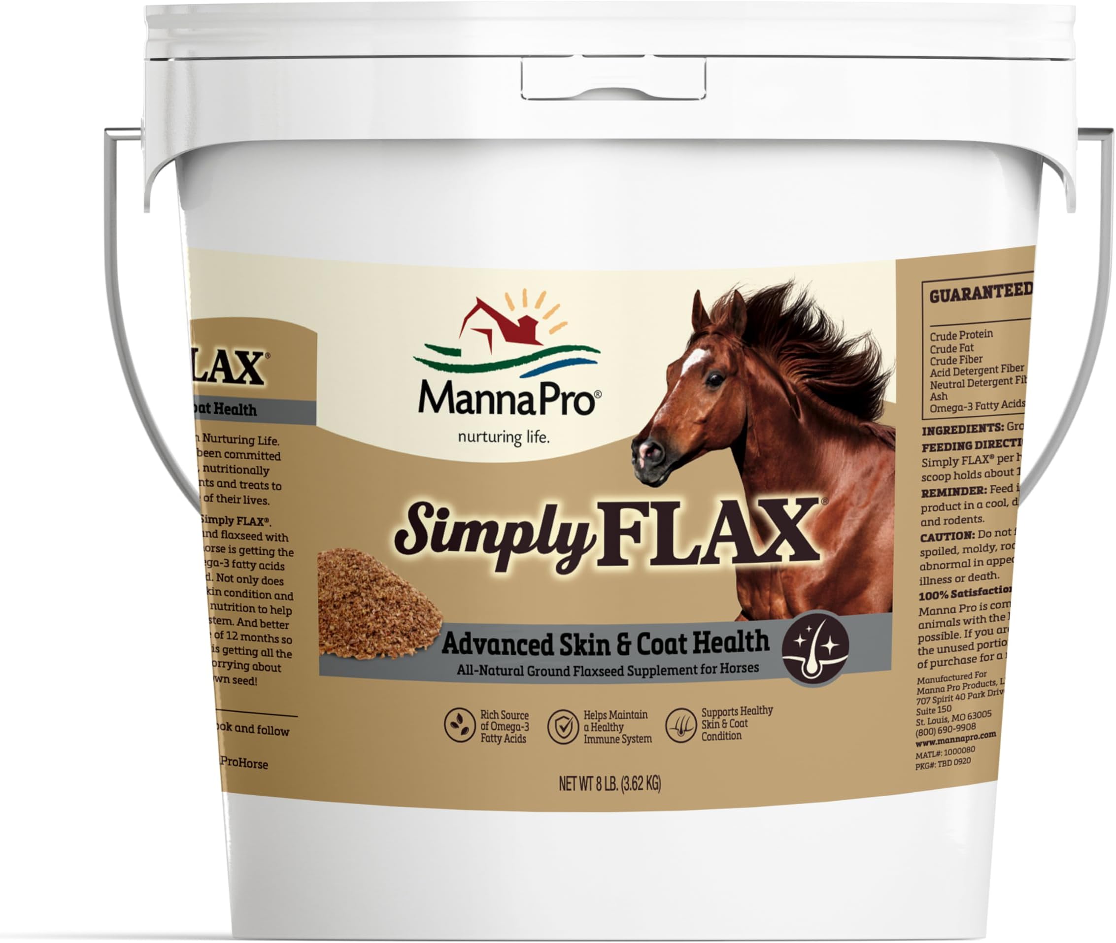 Manna Pro Simply Flax, 8 lb